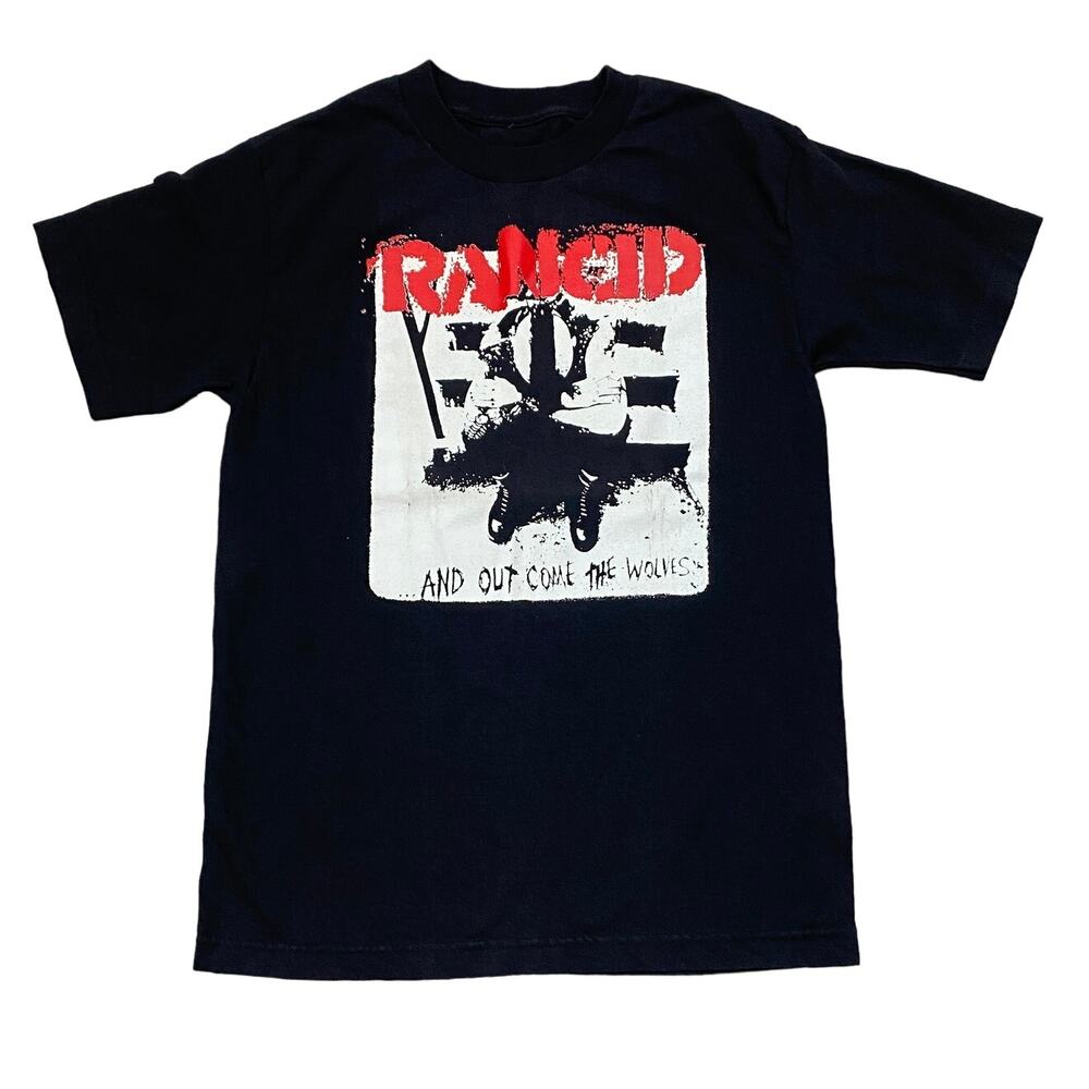 Rancid And Out Come the Wolves T Shirt Men's S Punk Goth Emo